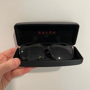 Ralph Lauren RA5160 Tortoiseshell Sunglasses with Rose Gold Details